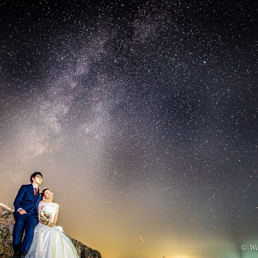 フォトギャラリー天の川 星空前撮り Wasao Photography 京都前撮り 結婚式撮影 星空フォトウェデイング